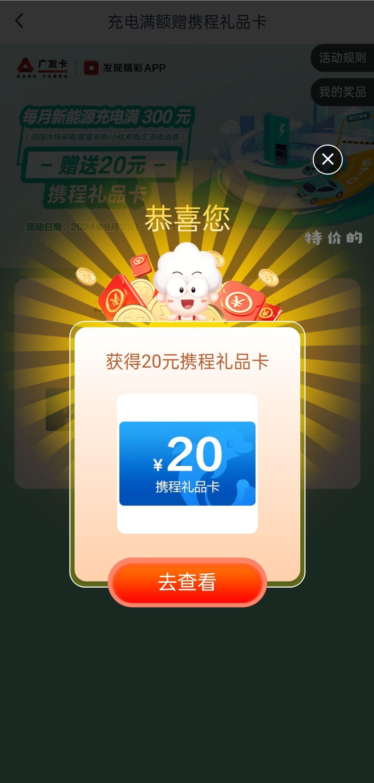 广发100+20大毛 1.zfb搜星星充电充300 - 特价的