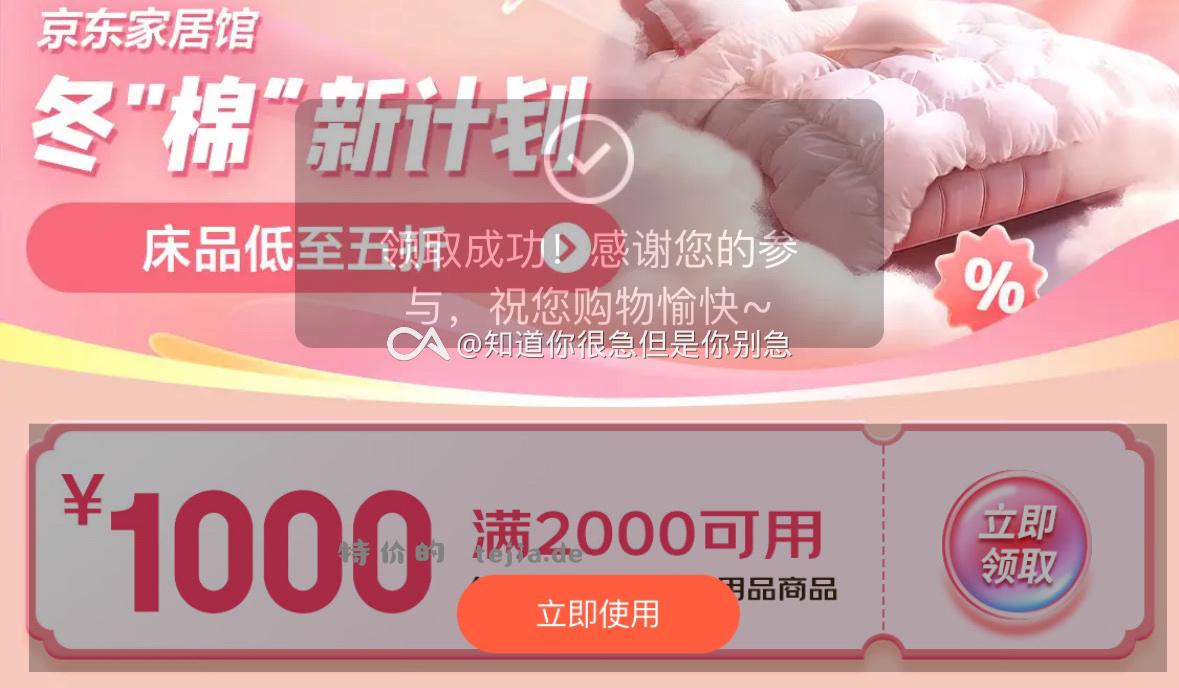 领床品2000-1000奍 20点生效 - 特价的