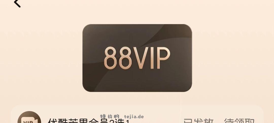 【88VIP权益】 今天开的88vip会员 - 特价的